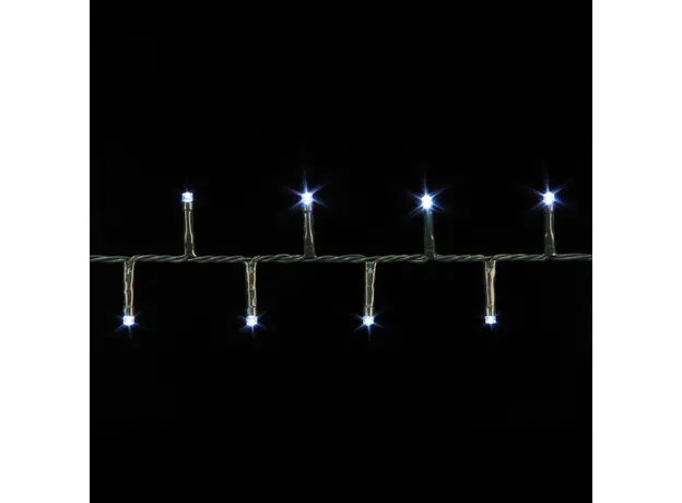 Светодиодная гирлянда Luca Lighting Змейка холодный белый 23 м (8718861684407) - изображение 2