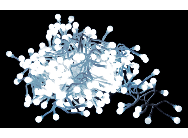 Светодиодная гирлянда Luca Lighting Белая бахрома холодный белый 7.7 м (8718861852363) 