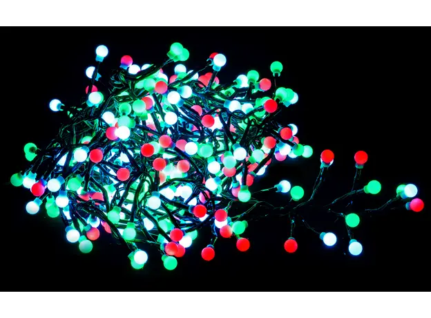 Светодиодная гирлянда Luca Lighting Цветная бахрома мультицветный 9.2 м (8718861852417) 