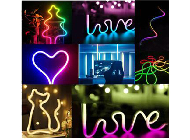 Светодиодная Smart LED гирлянда Twinkly Flex RGB, гибкий контур, IP20, длина 2 м (TWFL200STW-WEU) - изображение 2