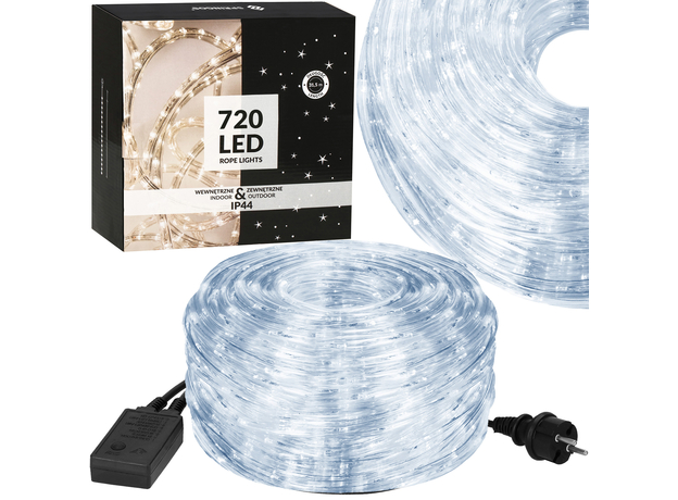 Гирлянда дюралайт уличная (наружная) Springos Rope Lights 30 м 720 LED CL1208 Cold White - изображение 10