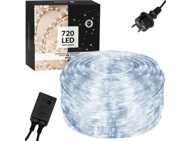 Гирлянда дюралайт уличная (наружная) Springos Rope Lights 30 м 720 LED CL1208 Cold White - изображение 14
