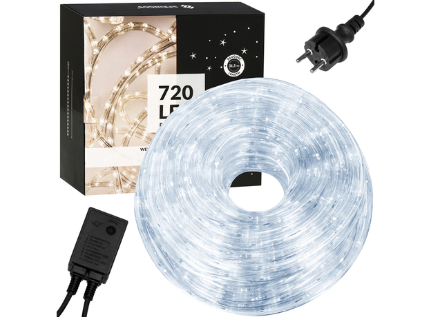 Гирлянда дюралайт уличная (наружная) Springos Rope Lights 30 м 720 LED CL1208 Cold White - изображение 15