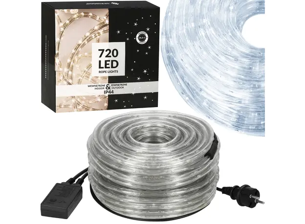 Гирлянда дюралайт уличная (наружная) Springos Rope Lights 30 м 720 LED CL1208 Cold White - изображение 17