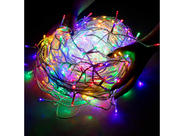 Гирлянда бахрома уличная (наружная) Springos 20 м 500 LED + Flash (CL0519) Mix - изображение 3