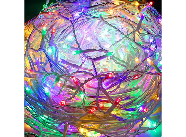 Гирлянда бахрома уличная (наружная) Springos 20 м 500 LED + Flash CL0519 Mix - изображение 12