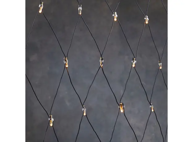 Светодиодная гирлянда-сетка Luca Lighting соединительная 2 х 2 м Теплый белый (8711473759860) 