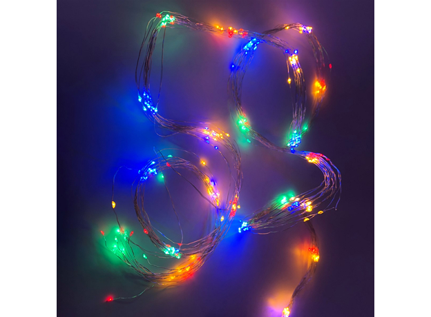 Светодиодная гирлянда Новогодько Конский хвост, 220 LED, Многоцветная, 2.2 м, статическое свечение (974227) (4820253267373) 