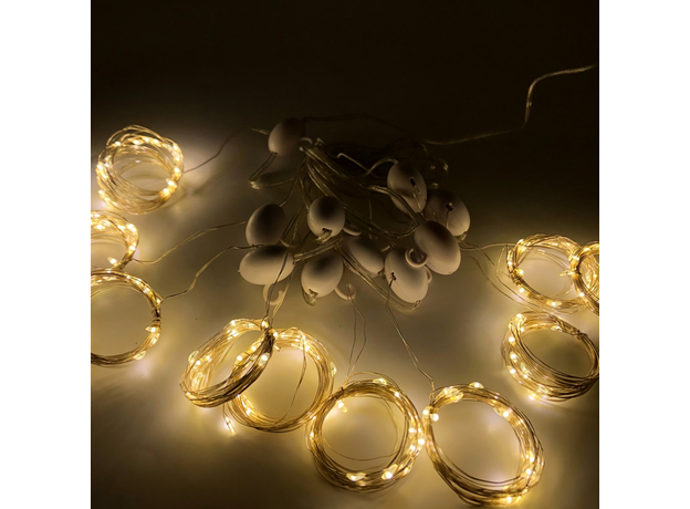 Светодиодная гирлянда Новогодько 280 LED, Теплый белый, 3х2.8 м, статическое свечение (974223) (4820253267885) 