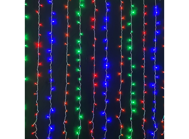 Светодиодная гирлянда Новогодько 238 LED, Многоцветная, 2х2 м, 8 режимов, коннектор (973767) (4820253262804) 