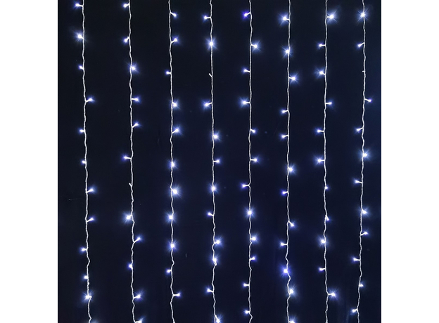 Светодиодная гирлянда Новогодько 272 LED, Холодный белый, 3х2.6 м, мерцание (973775) (4820253262880) 