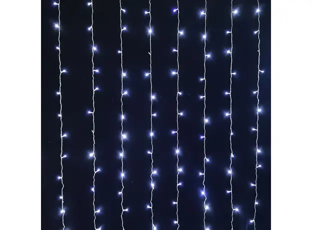 Светодиодная гирлянда Новогодько 272 LED, Холодный белый, 3х2.6 м, мерцание (973775) (4820253262880) 