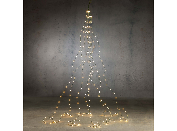 Светодиодная гирлянда Luca Lighting Конус 2.1 + 6 м Теплый белый (8720362027065) 