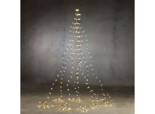 Светодиодная гирлянда Luca Lighting Конус 2.1 + 6 м Теплый белый (8720362027065) 