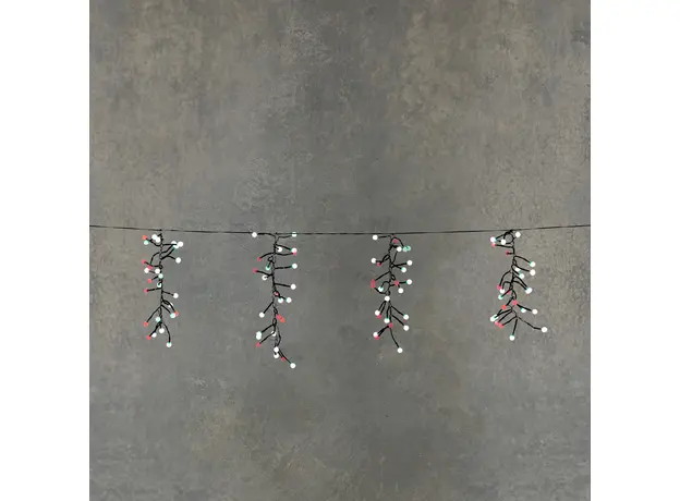 Светодиодная гирлянда Luca Lighting Цветная бахрома мультицветный 12.2 м (8718861852424) - изображение 2