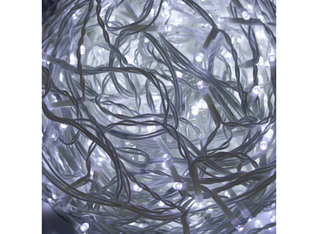 Гирлянда Springos бахрома уличная 12 м 300 Led холодный белый (CL300) - изображение 3