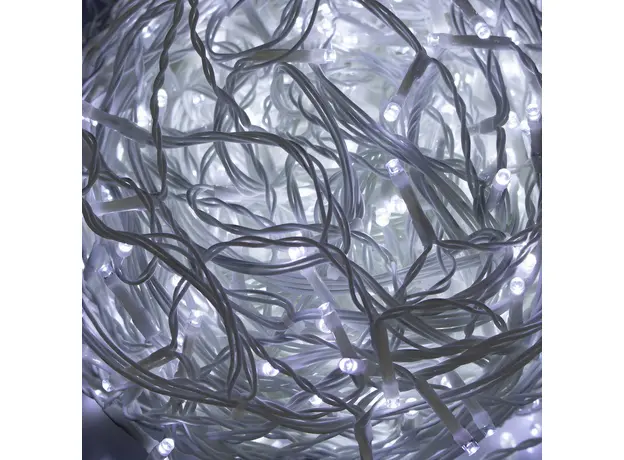 Гирлянда Springos бахрома уличная 12 м 300 Led холодный белый (CL300) - изображение 3