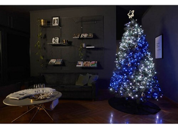 Светодиодная Smart LED гирлянда Twinkly Strings RGBW 400, BT+WiFi, Gen II, IP44, кабель черный (TWS400SPP-BEU) - изображение 11