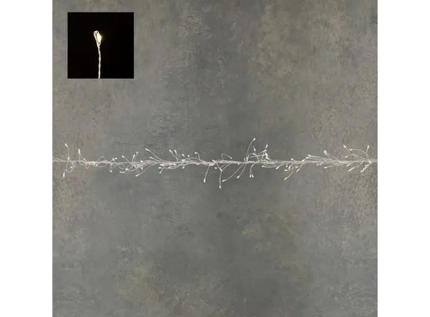 Гирлянда Luca Lighting кластер серебряная струна, 11 м, теплый белый (8718861852820) (1399804) 