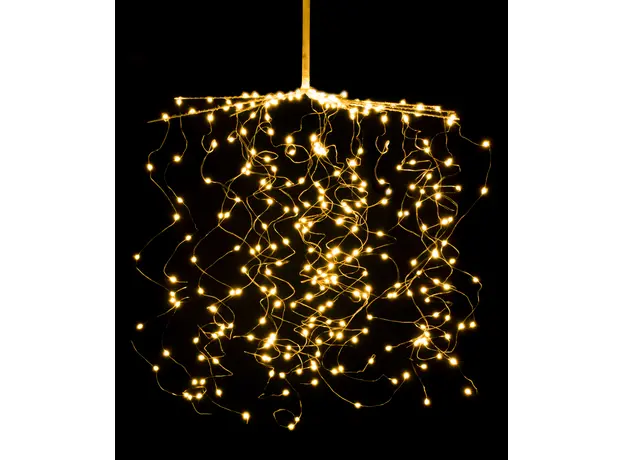 Светодиодная гирлянда-подвеска Luca Lighting Свисающие струны теплый белый 1.5 м (8718861853551) - изображение 2