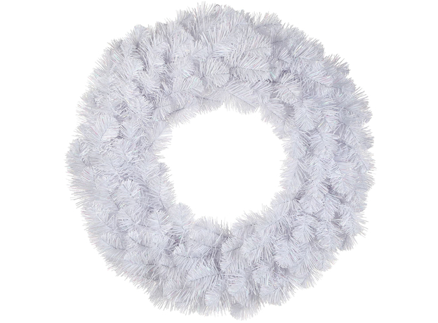 Венок Triumph Tree Icelandic iridescent декоративный 60 см Белый (8712799297562) 