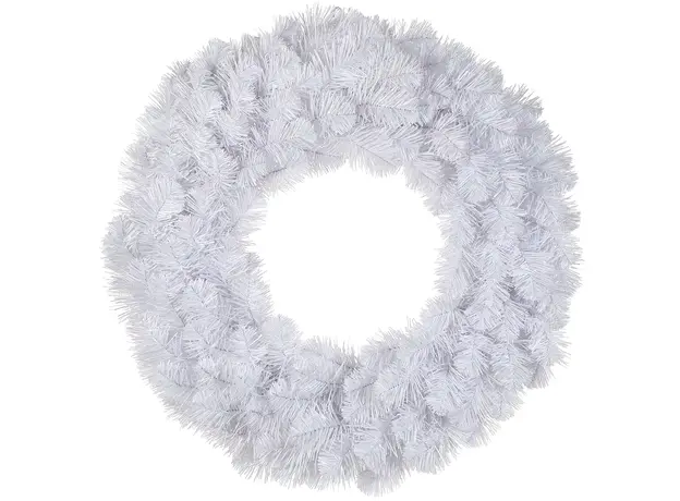 Венок Triumph Tree Icelandic iridescent декоративный 60 см Белый (8712799297562) 