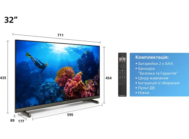 Телевизор Philips 32PHS6808/12 - изображение 8