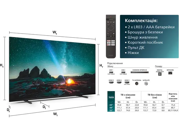 Телевизор Philips 50PUS7609/12 - изображение 14