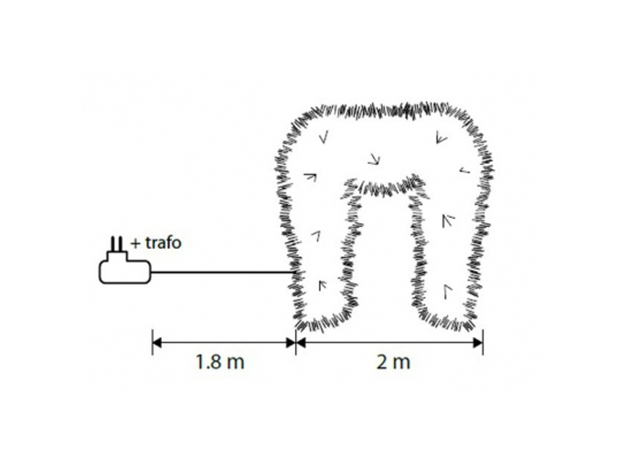 Гирлянда Luca Lighting гирлянда LED Highland мультицветной 2 м (8718861662252) - изображение 4