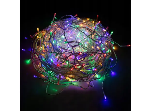 Гирлянда бахрома уличная (наружная) Springos 12 м 300 Led Pilot CL307 Mix - изображение 2