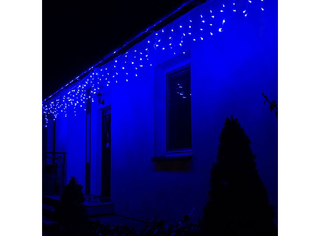 Гирлянда бахрома уличная (наружная) Springos 12 м 300 LED Pilot CL306 Blue 6 отзывов - изображение 6