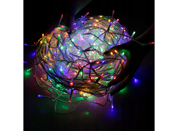 Гирлянда Springos бахрома уличная 12 м 300 Led разноцветная (CL303) - изображение 4