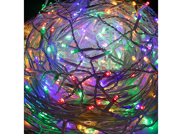 Гирлянда Springos бахрома уличная 12 м 300 Led разноцветная (CL303) - изображение 5