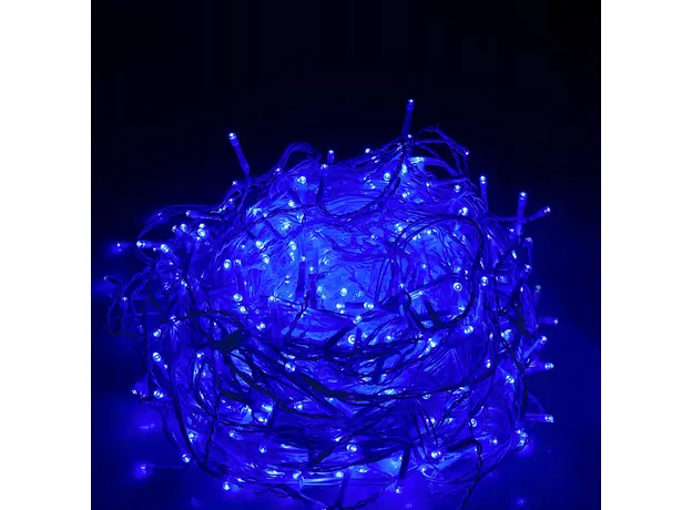 Гирлянда бахрома уличная (наружная) Springos 12 м 300 Led CL302 Blue - изображение 5