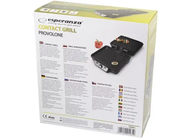 Контактный гриль (прижимной) Esperanza Provolone EKG007 - изображение 4