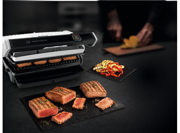 Контактный гриль (прижимной) TEFAL OptiGrill Elite XL GC760D30 - изображение 12