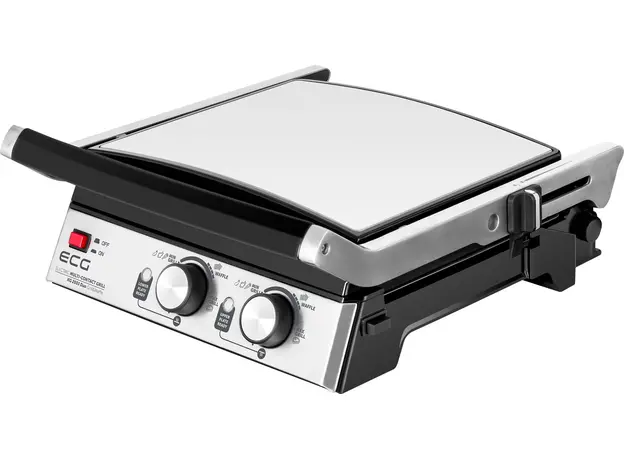 Контактный гриль (прижимной) ECG Kg 2033 Duo Grill & Waffle 