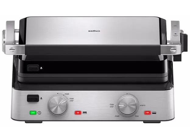 Контактный гриль (прижимной) Braun MultiGrill 7 Contact grill CG 7020 нержавейка 