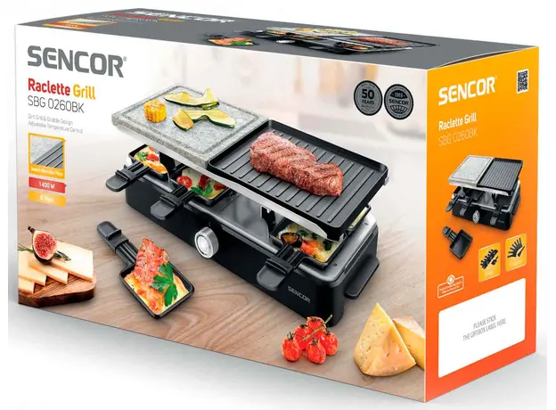 Раклетница SENCOR SBG0260BK - изображение 12