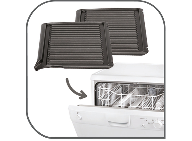 Контактный гриль (прижимной) TEFAL Minute Grill GC205012 - изображение 3