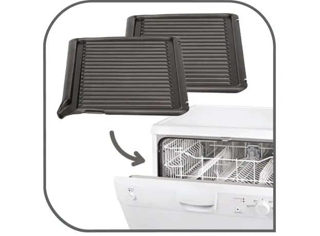 Контактный гриль (прижимной) TEFAL Minute Grill GC205012 - изображение 3