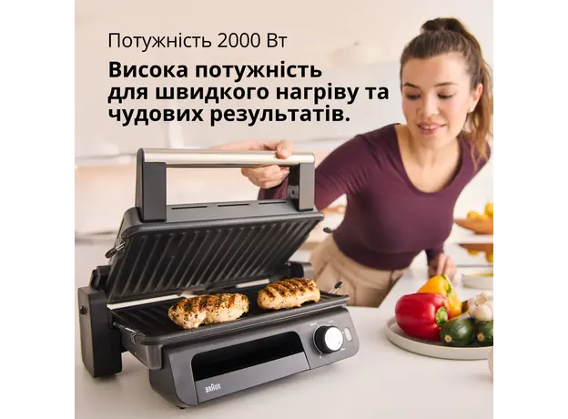 Контактный гриль (прижимной) Braun MultiGrill 5 CG5033IGY - изображение 7