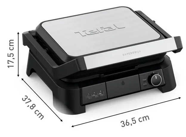 Гриль Tefal SuperGrill 3in1 GC510DE0 - изображение 2