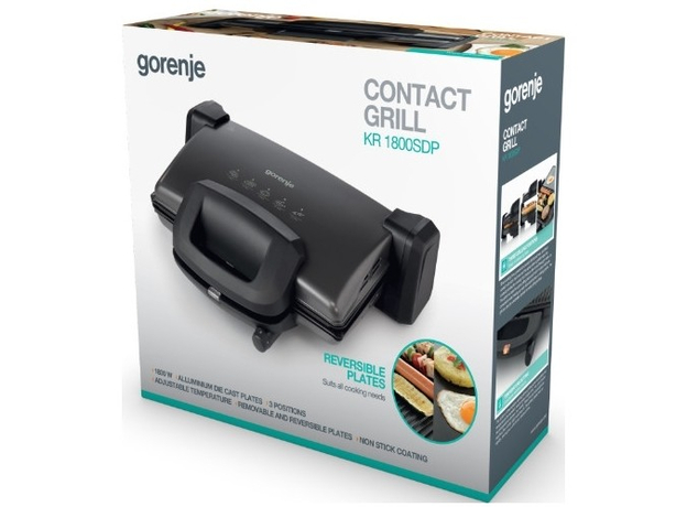 Контактный гриль (прижимной) GORENJE KR1800SDP - изображение 4