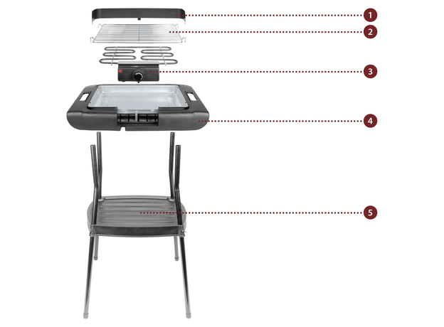 Мангал / гриль CLATRONIC BQS 3508 - изображение 6