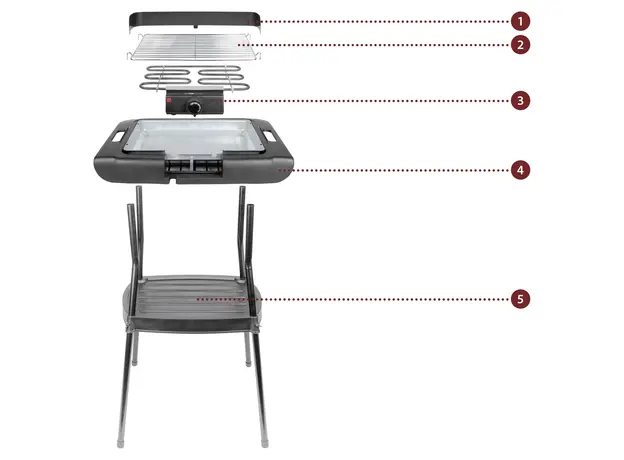 Мангал / гриль CLATRONIC BQS 3508 - изображение 6