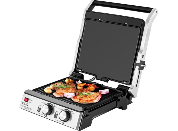 Контактный гриль (прижимной) ECG Kg 2033 Duo Grill & Waffle - изображение 5