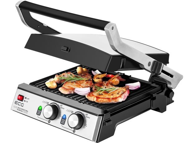 Контактный гриль (прижимной) ECG Kg 2033 Duo Grill & Waffle - изображение 7