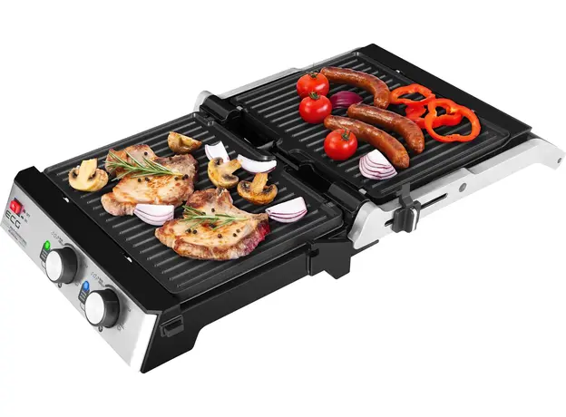 Контактный гриль (прижимной) ECG Kg 2033 Duo Grill & Waffle - изображение 9