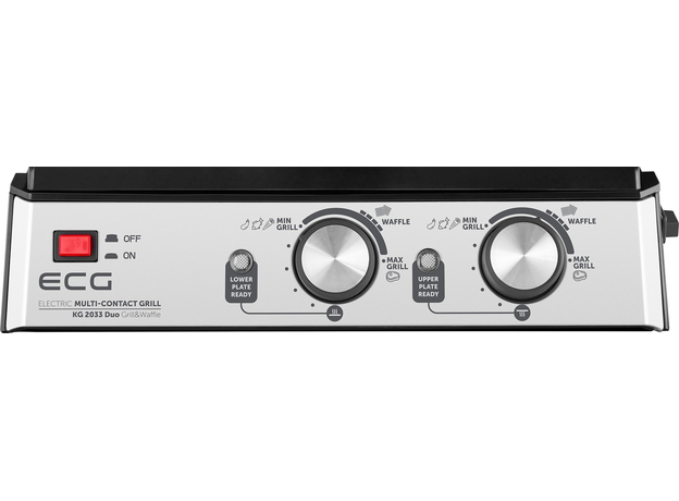 Контактный гриль (прижимной) ECG Kg 2033 Duo Grill & Waffle - изображение 13